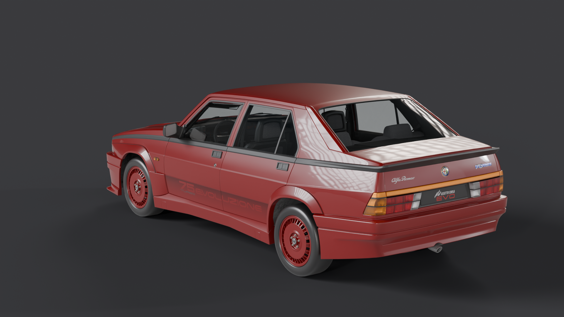 Alfa Romeo 75 Turbo EVO — Trois-quarts arrière