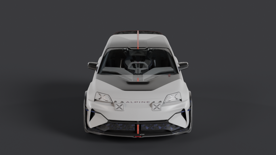 Alpine A290 B en rotation