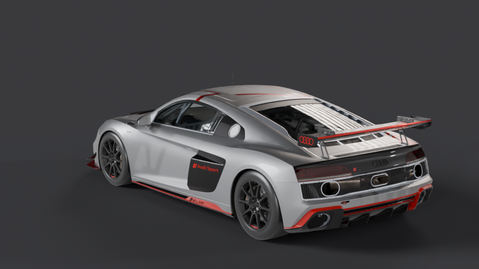 Audi R8 LMS GT4 EVO — Trois-quarts arrière