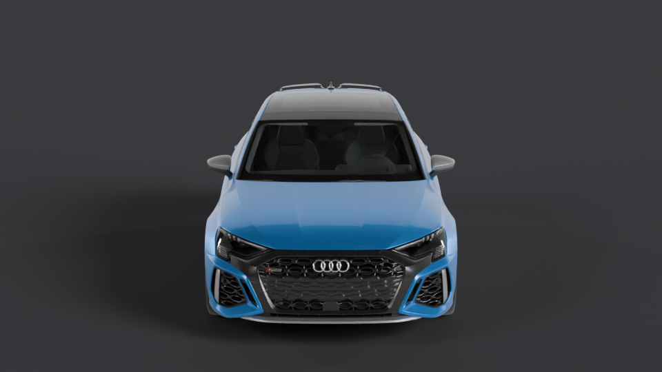 Audi RS 3 Sportback en rotation