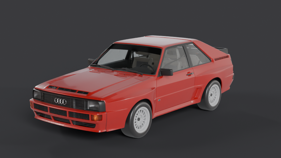 Audi Sport Quattro — Trois-quarts avant
