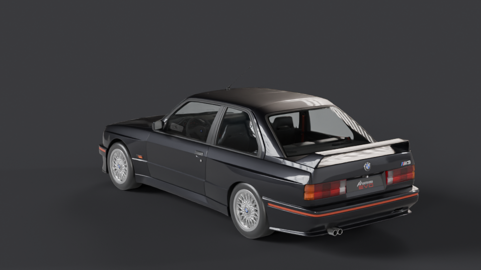 BMW M3 E30 EVO III — Trois-quarts arrière