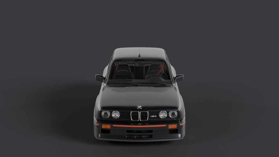 BMW M3 E30 EVO III en rotation