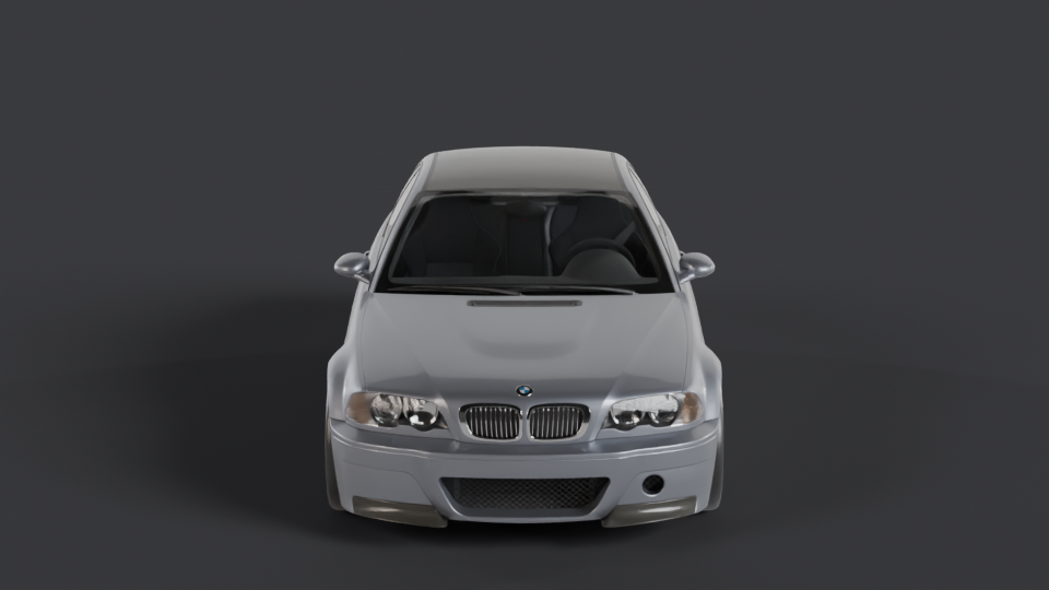 BMW M3 E46 CSL en rotation