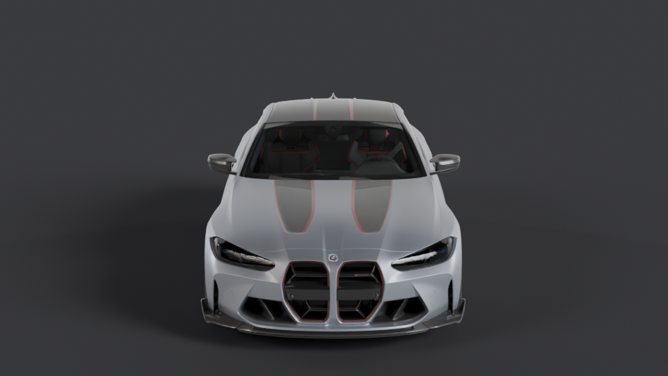 BMW M4 CSL en rotation