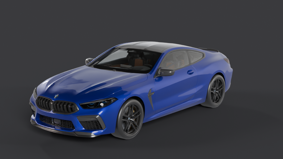 BMW M8 Competition — Trois-quarts avant