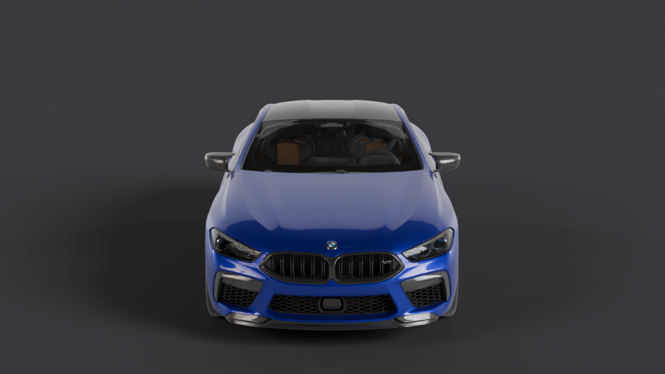 BMW M8 Competition en rotation