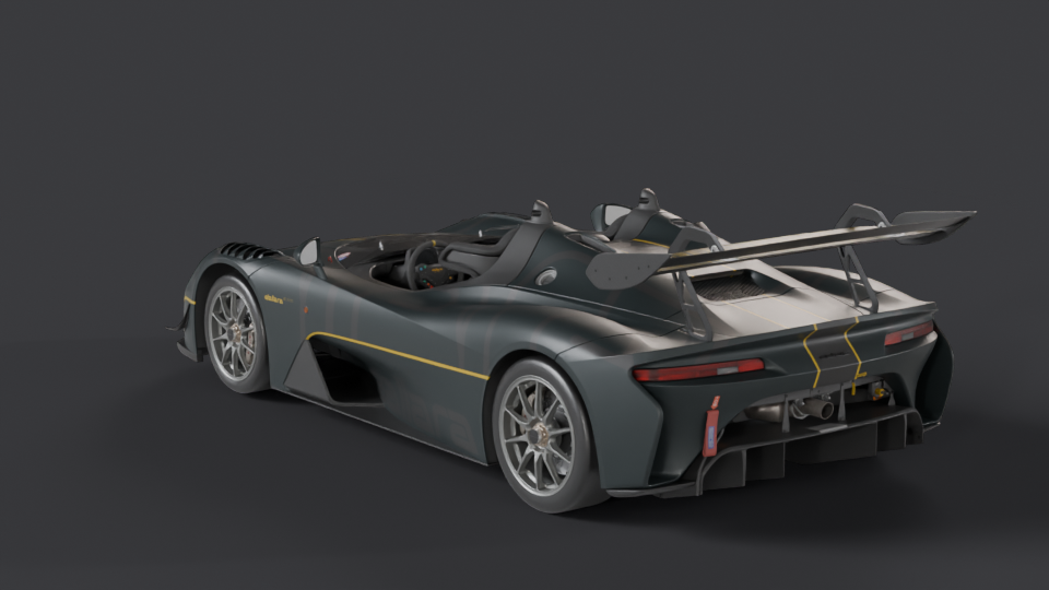 Dallara EXP — Trois-quarts arrière