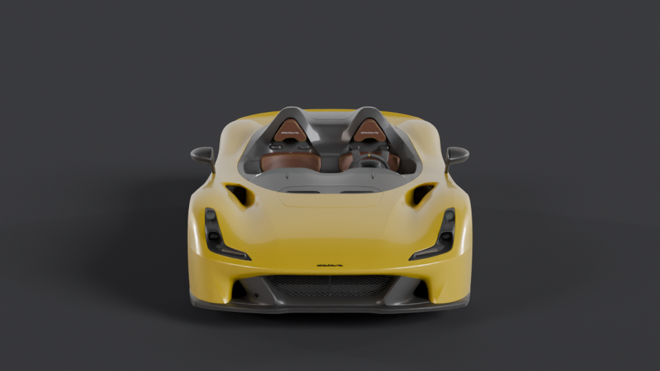Dallara Stradale Coupe en rotation