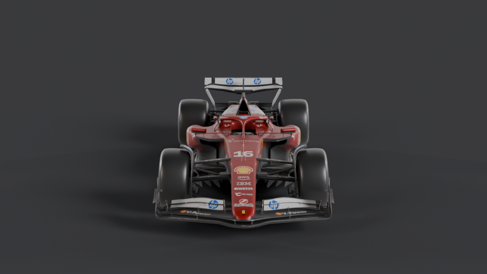 Ferrari SF 25 en rotation