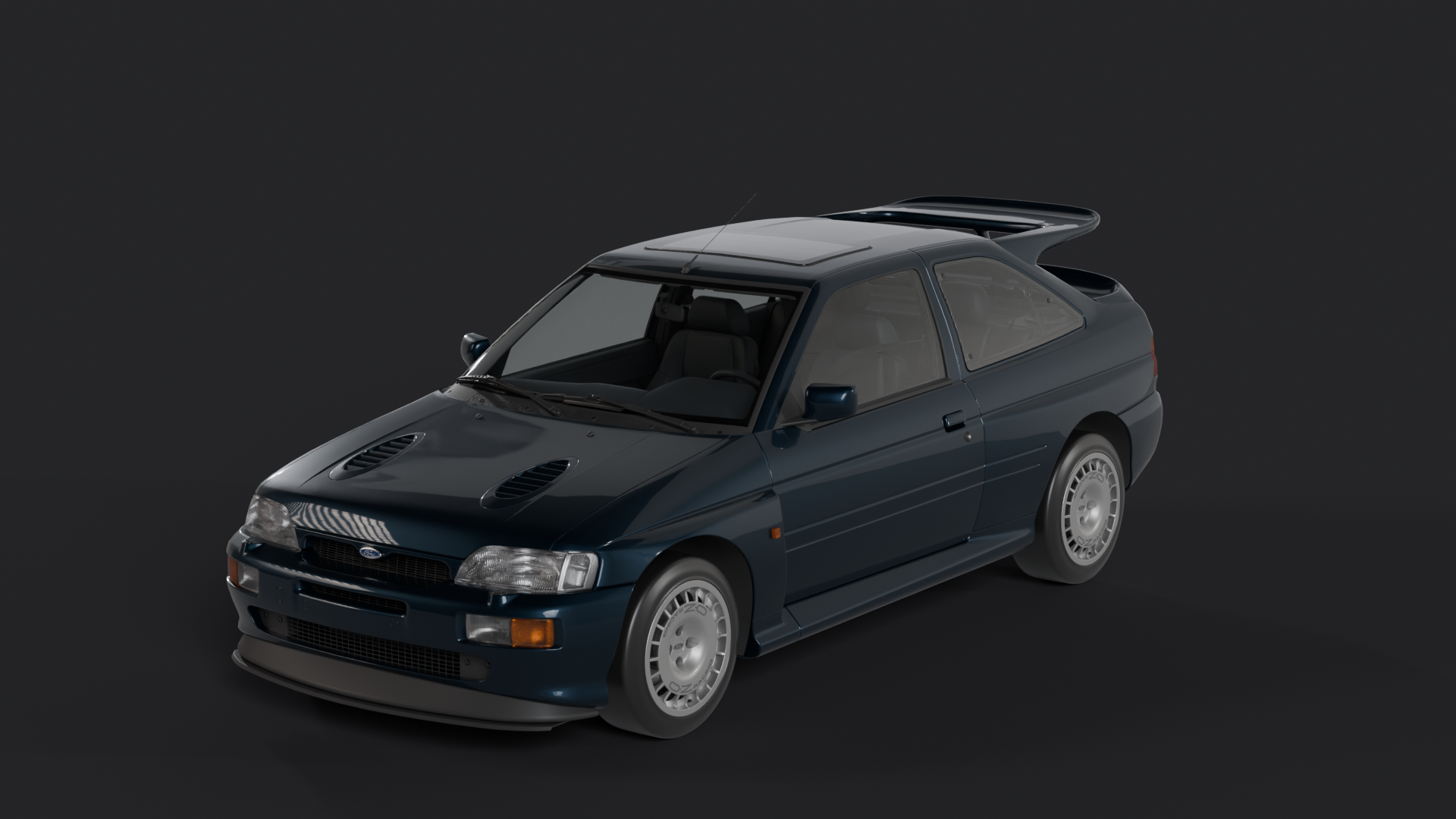 Ford Escort RS Cosworth — Trois-quarts avant