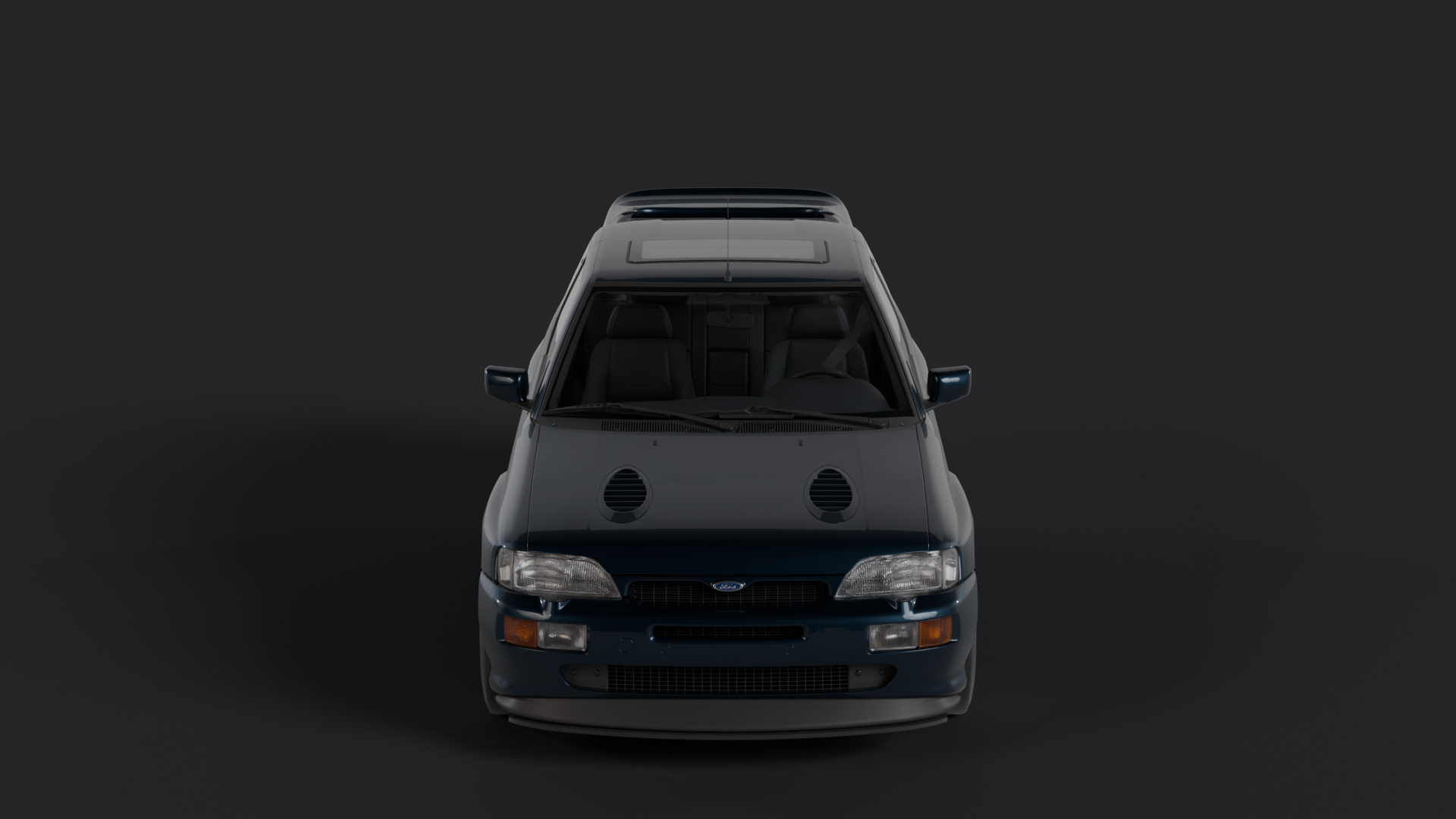 Ford Escort RS Cosworth en rotation
