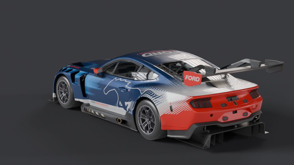 Ford Mustang GT3 — Trois-quarts arrière