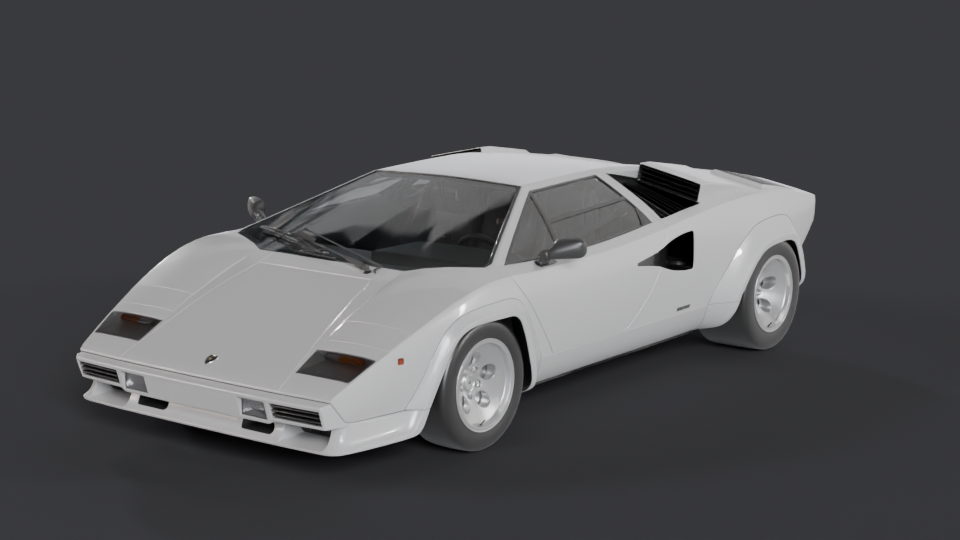 Lamborghini Countach — Trois-quarts avant