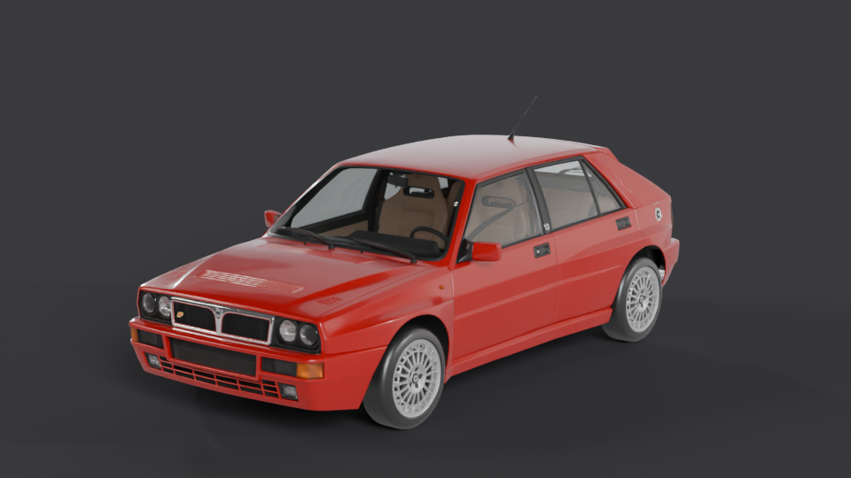 Lancia Delta HF Integrale EVO II — Trois-quarts avant