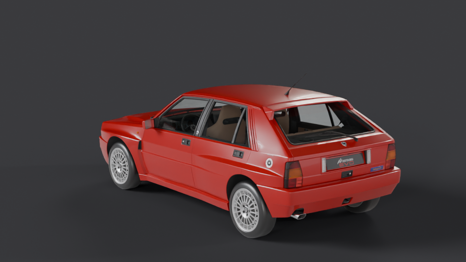 Lancia Delta HF Integrale EVO II — Trois-quarts arrière