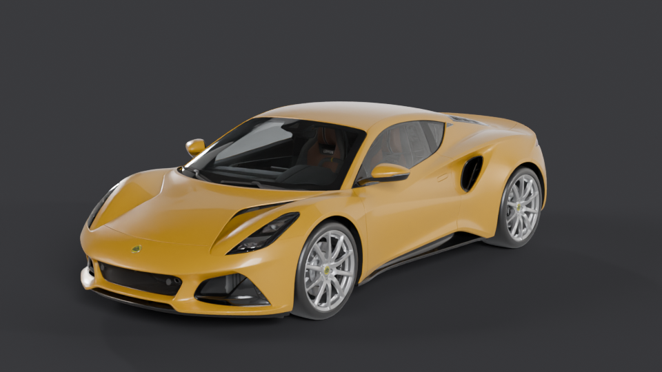 Lotus Emira — Trois-quarts avant
