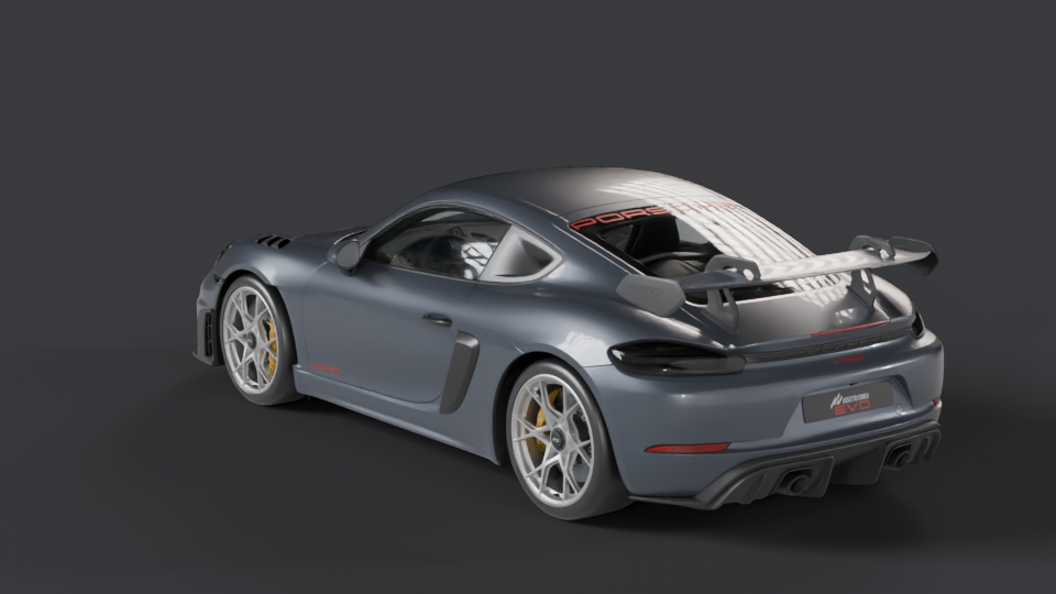 Porsche 718 Cayman GT4 RS — Trois-quarts arrière