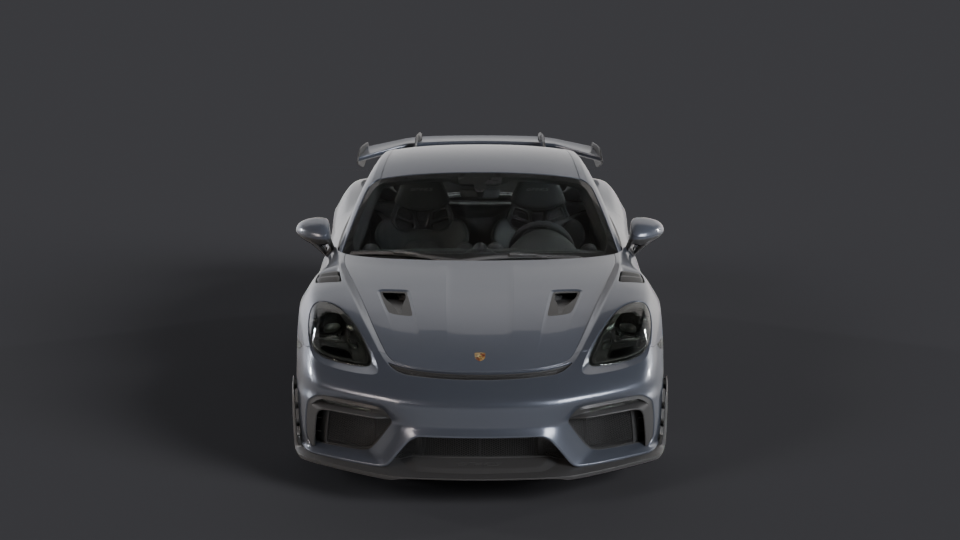 Porsche 718 Cayman GT4 RS en rotation