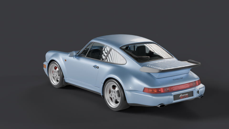 Porsche 964 Turbo 3.6 — Trois-quarts arrière