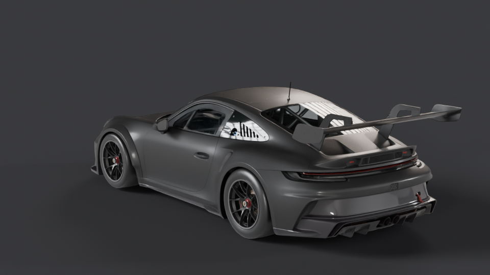 Porsche 992 GT3 CUP — Trois-quarts arrière
