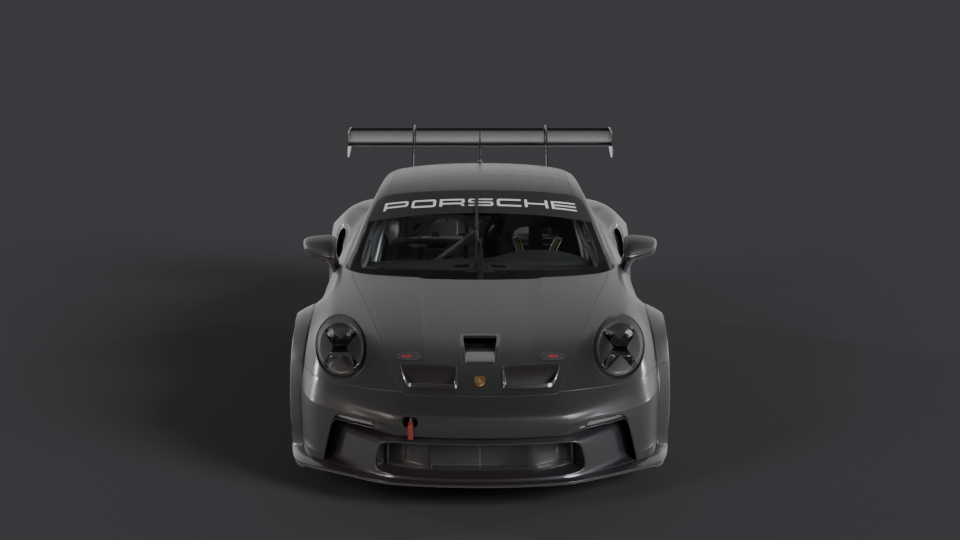 Porsche 992 GT3 CUP en rotation