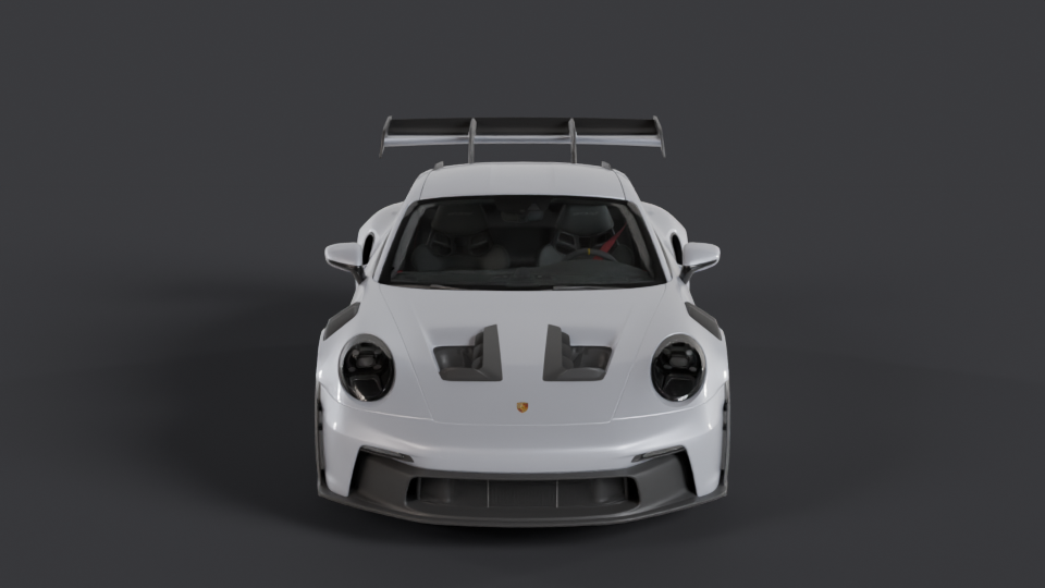 Porsche 992 GT3 RS en rotation