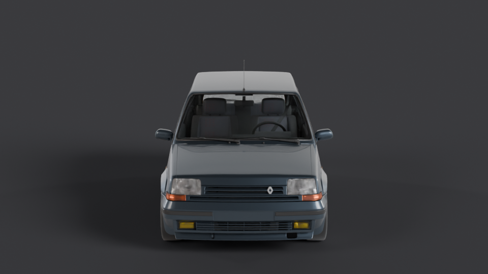 Renault 5 GT Turbo en rotation