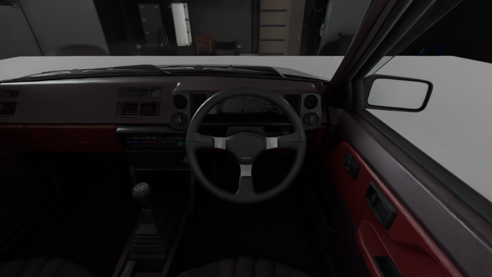Toyota AE86 Sprinter Trueno — Intérieur