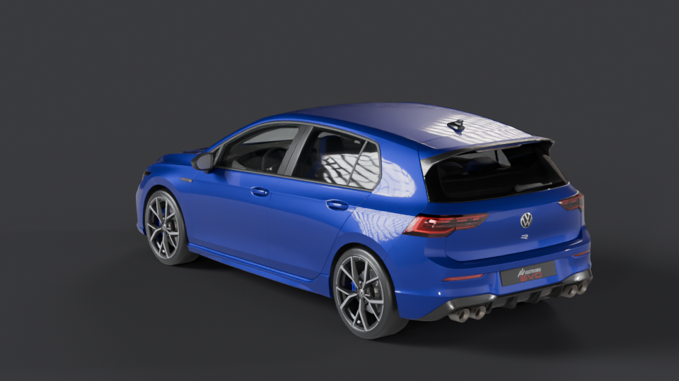 Volkswagen Golf R MK8 — Trois-quarts arrière